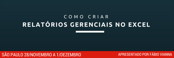 curso relatórios gerenciais no excel