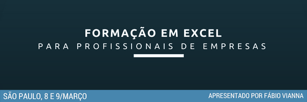 Curso Formação em Excel Curso Formação em Excel