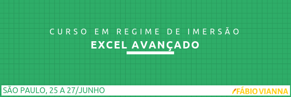 CURSO DE IMERSÃO EM EXCEL AVANÇADO