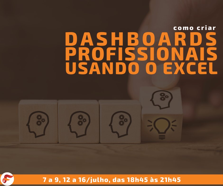 quadrado dashboard profissional usando o excel