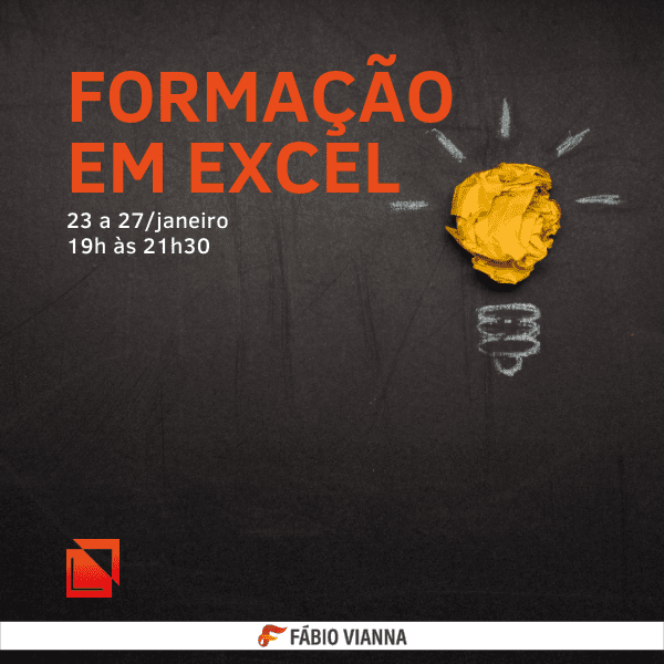 Curso Formação em Excel